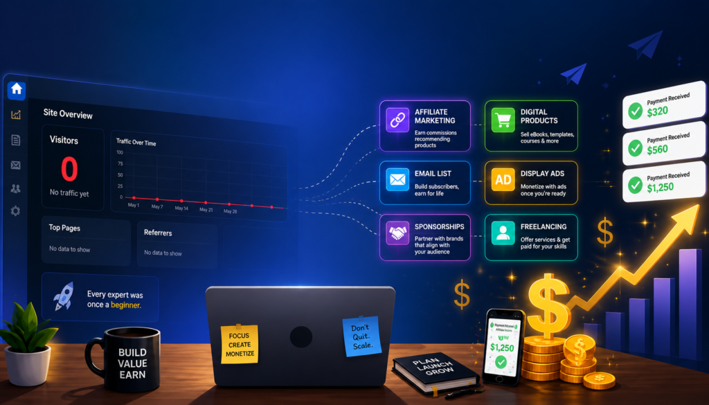 No Traffic? Here’s How to Monetize a New Website Anyway 